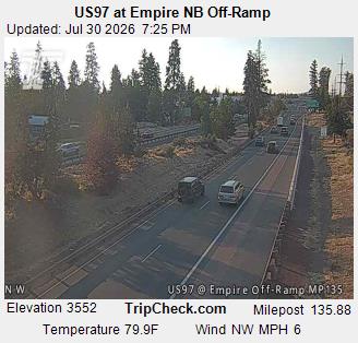 US97 at Empire NB Off-Ramp MP135.88